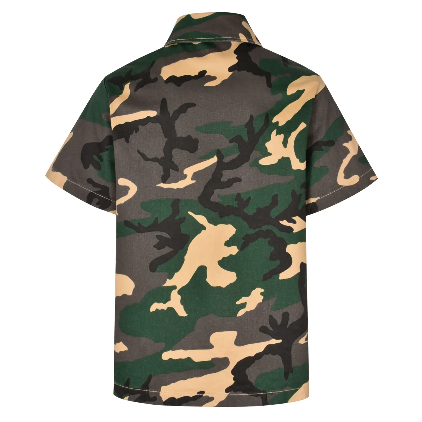 🅿️620 [Exclusive supply] CH Crow Heart Camouflage Short-Sleeved Shirt (Green) Purchased and developed by a Los Angeles agent for US$3,200. This style is made of custom-made military canvas fabric, restored 1:1 according to the original model, and printed with camouflage patterns. The customization period for the chest sex pattern stamp is 20 days, the minimum order is 1800 pieces, and the color plate is matched. The hardware buckles are all made of electroplated 925 silver material, the weight is perfectly restored, and they are aged and oxidized to black. Size:S-M-L